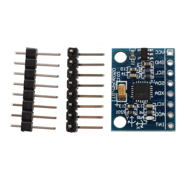 GY-521 MPU-6050 module Three-axis acceleration gyroscope 6DOF gold-plated plate huakeshengyeic