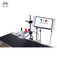 Impresora de inyección de tinta portátil, máquina de codificación de tinta de secado rápido, con palabras, huevos, fecha de caducidad, 12,7mm