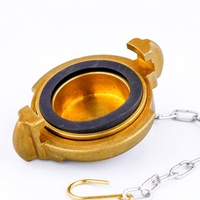 Bouchon d'obturation en laiton de 2,5 pouces, norme JIS, type Nakajima DN65, pour la lutte contre les incendies, connecté par chaîne, anti-poussière, durable