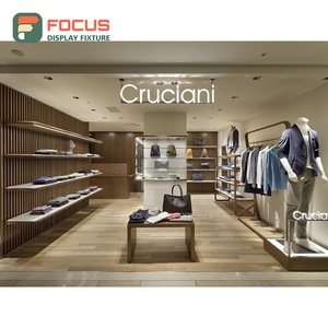 Contemporary Brand Store Recycled Material <b>Showcase</b> Cabinet Space Planning Chain Clothing Store - Product Image 4