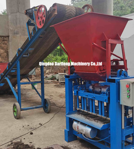 QT4-35 rỗng Khối Máy làm gạch làm dây chuyền sản xuất khối Máy bê tông điện Khối Máy làm - Product Image 4