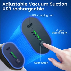 Pistola de Masaje Eléctrica Inteligente Multifuncional con Vacío y Calor para Relajación Corporal, Set de Masaje con Succión y Raspado - Product Image 3