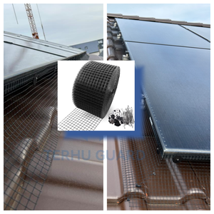 4inch x100ft panel năng lượng mặt trời <span class=keywords><strong>Bird</strong></span> Guard PVC tráng Pigeon lưới dây cuộn panel năng lượng mặt trời lưới cho cho sóc <span class=keywords><strong>Bird</strong></span> Critters proofing - Product Image 4