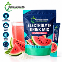 Poudre d'hydratation électrolytique quotidienne, mélange de boissons, équilibre en sodium, potassium, magnésium, plusieurs saveurs, étiquette privée, OEM personnalisé