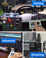 Controlador de Transmisión MiraBox N3 con Panel de Macros, 6 Teclas LCD y 3 Perillas Giratorias para Streaming, Juegos y Creación de Contenido