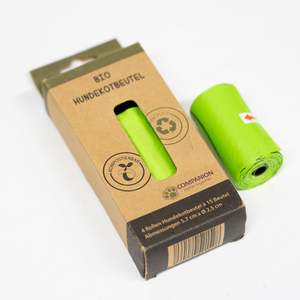 Bolsa para Excremento de Perro Ecológica, 100% Personalizable, Biodegradable, de Alta Calidad, con Aroma, Estilo Chaleco - Product Image 1