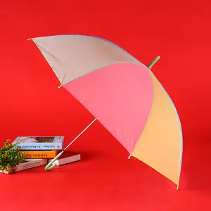 Недорогой зонт для дождя Водонепроницаемый для аварийного использования с длинной ручкой прозрачный рекламный Подарочный зонт