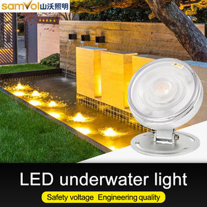 IP68 铝制 LED 表面发光水下灯 12V DC RGB 调色，适用于景观和泳池照明 - Product Image 2