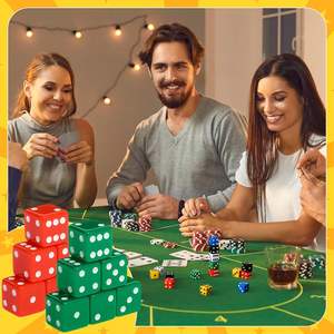 Juego de palillos estilo casino, 36 Uds., 19mm, accesorio de esquina cuadrada de Color sólido para juegos de mesa de dados n. ° 19 - Product Image 2