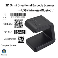 Lector de Códigos de Barras QR USB 1D 2D de Alta Velocidad con Escaneo Automático CIS para Sistema POS en Existencia