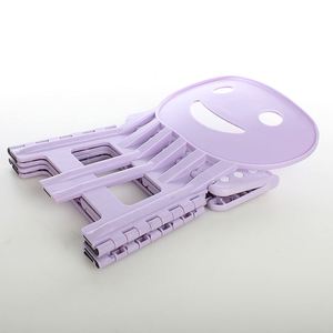 Tabouret d'étude avec dossier violet, visage souriant, <span class=keywords><strong>pas</strong></span> <span class=keywords><strong>cher</strong></span>, antidérapant, tabouret pliable de première classe - Product Image 5