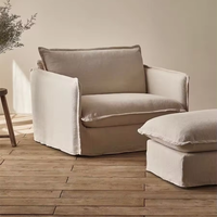Donsun neuestes modernes Design Heimmöbel Leinen Stoff Schlussverkauf modulares Gäns Federn-Sofa
