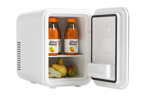 Заводской холодильник 10л Электрический охладитель и теплее портативный небольшой холодильник с немецкими чипсами и закаленной стеклянной панелью - Product Image 2