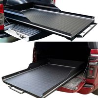 Bandeja Deslizante Universal de Aleación de Aluminio para Camioneta, Compatible con F150, F250, Hilux, RAM, GMC, Tacoma, Ranger, Fácil Instalación