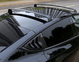 Barres transversales <span class=keywords><strong>de</strong></span> <span class=keywords><strong>toit</strong></span> en aluminium, nouveau modèle 2024, pour <span class=keywords><strong>Tesla</strong></span> <span class=keywords><strong>Model</strong></span> Y High Highland <span class=keywords><strong>3</strong></span>, capacité <span class=keywords><strong>de</strong></span> 100 kg, installation facile, porte-bagages - Product Image 2