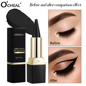 Wholesale Vegan Smudgepoof Gel <b>Waterproof</b> Eyeliner Pencil Private Label Blue Black Mini Custom Colourful White Eyeliner <b>Pen</b> - Product Image 4