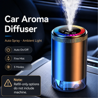 Diffuseur d'air pour voiture écologique rechargeable, aromathérapie automobile, remplacement de parfum, diffusion automatique de senteur, ciel étoilé, LED d'ambiance au plafond