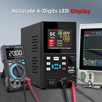 Fuente de Alimentación TTLTES de Alta Precisión, 30V 5A, Programable, Voltaje y Corriente Ajustables, Entrada AC-DC 220V, Funciones de Mantenimiento