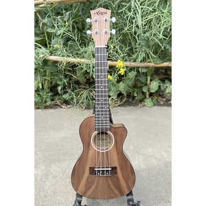 ODM/OEM Custom Aiersi marca 23 pulgadas Cutaway precio al por mayor concierto <span class=keywords><strong>ukelele</strong></span> de alta calidad guitarra de buena calidad Color <span class=keywords><strong>naranja</strong></span> gran oferta - Product Image 1