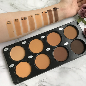 Bronzer אבקה סיטונאי קוסמטיקה מותג פרטי איפור קונטור צבעים קונסילר צבעים קרם קונסילר ערכת 8 צבעים - Product Image 1