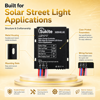Contrôleur de charge solaire Sukite MPPT 24200 24V 200W 20A avec capteur de lumière intégré pour les projets d'éclairage public