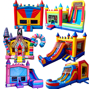 Bambini <span class=keywords><strong>luna</strong></span> gonfiabile Moonwalk Water Jumper buttafuori Moon walk castello gonfiabile Jumping Commercial Rainbow Bounce House Party rental - Product Image 1