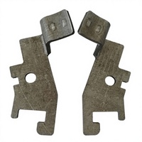 Yinan OEM : Pièces de poinçonnage, d'estampage et de pliage sur mesure, Kit de supports de ressort, Supports en U, Pièces de support de ressort pour l'automobile