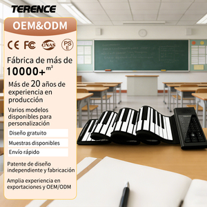 TERENCE Piano numérique portable à 61 touches, écran tactile HD, 128 rythmes, <span class=keywords><strong>synthétiseur</strong></span> - Product Image 1