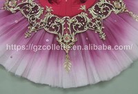 Tutu de ballet classique rose pour filles et adultes, personnalisé, 12 couches, professionnel, pour la scène, pour enfants