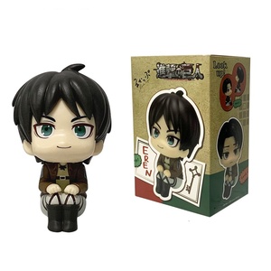 <span class=keywords><strong>Figurine</strong></span> de dessin animé Attack on Titan Eren Jaeger Levi Ackerman Captain, décoration de bureau, décorations de voiture, jouet tendance - Product Image 5