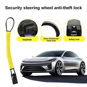 Blocca Sterzo Universale per Auto, Dispositivo <span class=keywords><strong>Antifurto</strong></span> con Chiave per la Prevenzione del Furto - Product Image 6