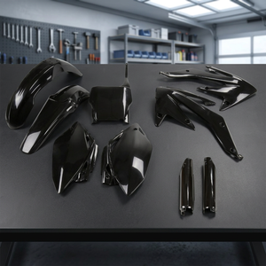 Kit Carenatura Moto Completo in Plastica Nera per Honda CRF 450R 2005-2006 - Product Image 2