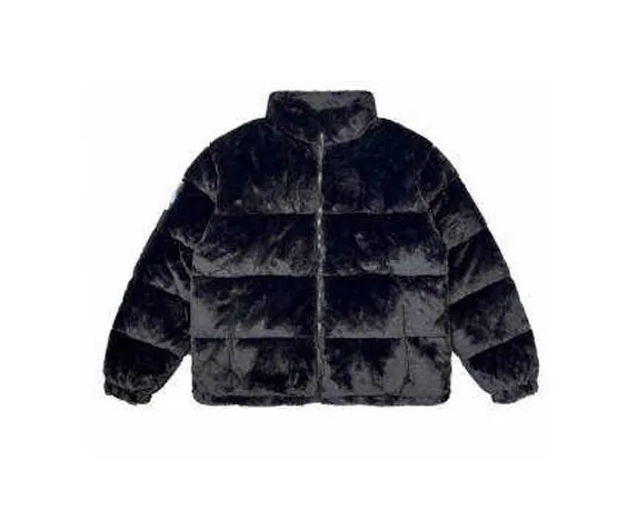 Warm And Thick Winter Down Coat With Fur Collar Mens Bubble Jacket