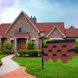 Mosaïque asphalte bardeaux couvreurs Chine fabrication <span class=keywords><strong>pas</strong></span> <span class=keywords><strong>cher</strong></span> architectural bardeaux asphalte sur le toit Personnaliser la couleur - Product Image 6