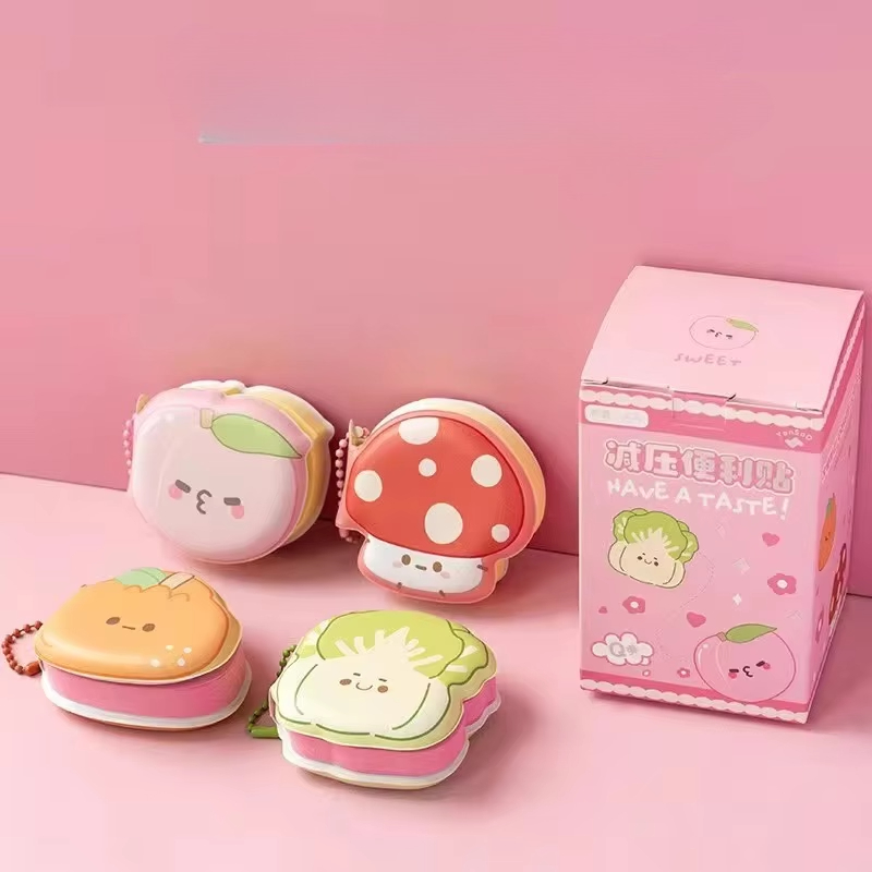 A pink fruit and vegetable series