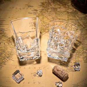 Verres à vin et à whisky en cristal à fond épais avec logo personnalisé pour emballage en gros - Product Image 3