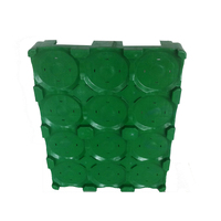 Palette Euro 4 voies pour 12 bouteilles d'eau en plastique de 250 kg