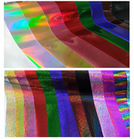 Láminas de Vinilo Brillante para Transferencia de Calor, en Paquetes, para Proyectos de Diseño Creativo, Película de Transferencia Metálica para Grabado Láser
