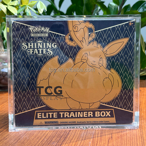 Boîte de protection et de présentation en acrylique premium pour TCG <span class=keywords><strong>Pokémon</strong></span> ETB, étanche, polie, avec couvercle magnétique, pour Elite <span class=keywords><strong>Trainer</strong></span> - Product Image 2