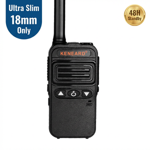 Radio bidirectionnelle portable KENEARD KE-55 ultra-mince 18 mm légère, GMRS <span class=keywords><strong>FM</strong></span>, puissance de sortie 2W, portée 0-3KM, 48H en veille, pour hôtels et restaurants - Product Image 1