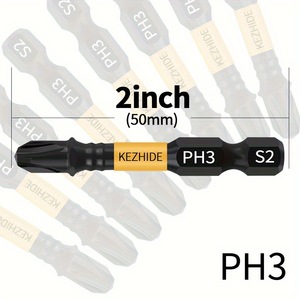 Kezhide Impact Power Bit PH3 S2 Steel 2 Inch <b>Torx</b> Magnetic <b>Screwdriver</b> Set For Repair And Maintenance - Product Image 2