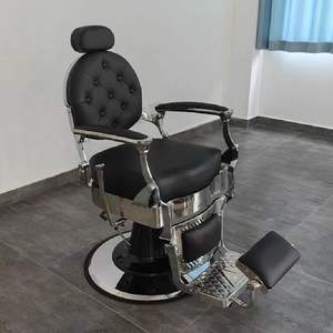 Vintage berber koltuğu lüks erkek berber Metal sandalye Takara Belmont Salon kuaför berber sandalyeleri - Product Image 5