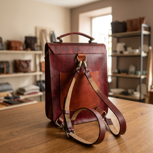 BS INTERNATIONAL European Style Luxury Genuine Leather Cross-Body Clutch Handbag Women Handmade Anti-Theft Waterproof Zipper - Product Image 5