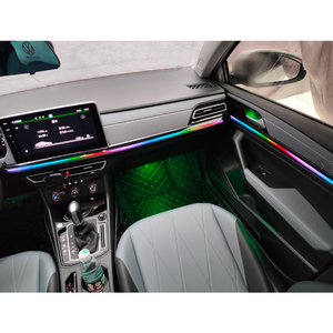 ชุดไฟตกแต่งภายในรถยนต์แบบกำหนดเองสำหรับ Volkswagen Lavida Plus 2023-2025 Symphony LED ไฟบรรยากาศแผงหน้าปัดและประตู ผลิตจากโรงงาน - Product Image 4