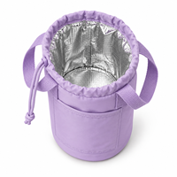 Sac isotherme en nylon pour bouteille d'eau avec doublure en aluminium, poignée double, idéal pour les voyages – Direct Usine