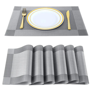 Set di <span class=keywords><strong>Tovagliette</strong></span> Americane in PVC Intrecciato di Alta Qualità, Ecologiche, per Hotel e Ristoranti, Confezionate in Sacchetto OPP - Product Image 1