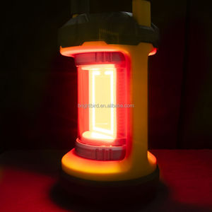 Lanterne de camping LED portable Bright Bird 2000 lumens, rechargeable, pour jardin, indice de protection IP44, intensité réglable, lumière suspendue pour vanité, tente, rouge - Product Image 6