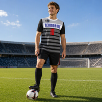 Conjunto de Uniforme de Fútbol Personalizado para Niños y Hombres, de Secado Rápido y Transpirable