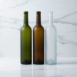 Bouteille de vin <span class=keywords><strong>en</strong></span> verre de 187 ml à 1000 ml avec bouchon <span class=keywords><strong>en</strong></span> liège pour brandy, <span class=keywords><strong>rhum</strong></span>, tequila, vodka, emballage carton – <span class=keywords><strong>Vente</strong></span> chaude directe usine - Product Image 2