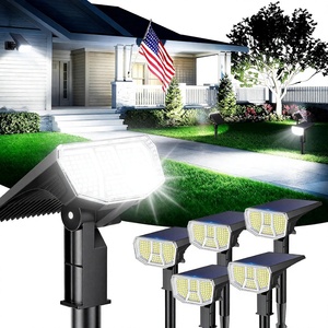 Luces <span class=keywords><strong>Solares</strong></span> Modernas <span class=keywords><strong>para</strong></span> Exteriores, Impermeables, con Batería Incluida, Luz Blanca Fría, <span class=keywords><strong>para</strong></span> Jardín, Césped y Piscina - Product Image 1